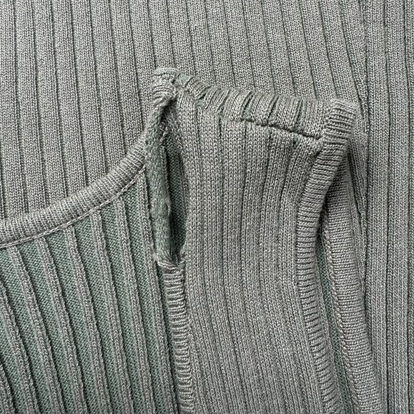 Mod Ref Green Ribbed Midi-Dress - Picture 6 of 6